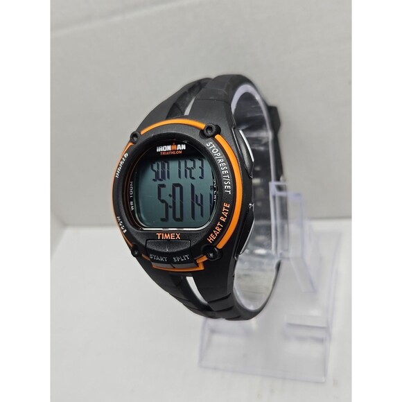 Timex Ironman T5K143 Heart Rate 50 Lap Digital Sport Watch WR100M New Battery - Picture 2 of 11